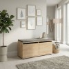 Παπουτσοθήκη Twain Megapap 8 ζευγών χρώμα sapphire oak 80x35x42εκ.