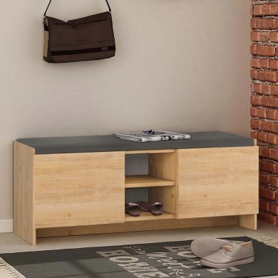 Zulla Megapap melamine entrance furniture in oak color 110x37x43cm.