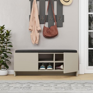 Zulla Megapap melamine entrance furniture in sandstone color 110x37x43cm.