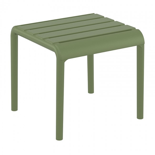 PARIS OLIVE GREEN ΤΡΑΠΕΖΙ 42X41X40εκ. ΠΟΛ/ΝΙΟΥ