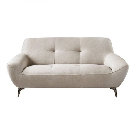 Kαναπές Pedro διθέσιος υφασμάτινος χρώμα mixed beige 169x92x83εκ.