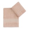 Πετσέτες προσώπου - μπάνιου Dora Capa Home σετ 2 τμχ 450gr/m² χρώμα cappuccino