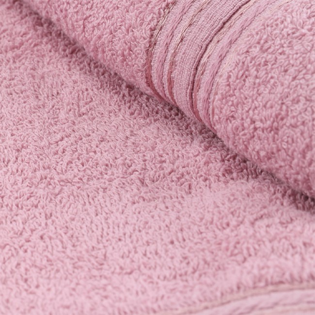 Πετσέτες προσώπου - μπάνιου Dora Capa Home σετ 2 τμχ 450gr/m² χρώμα ροζ