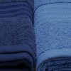 Πετσέτες προσώπου Rainbow Hobby σετ 4 τμχ 500gr/m² χρώμα shades blue