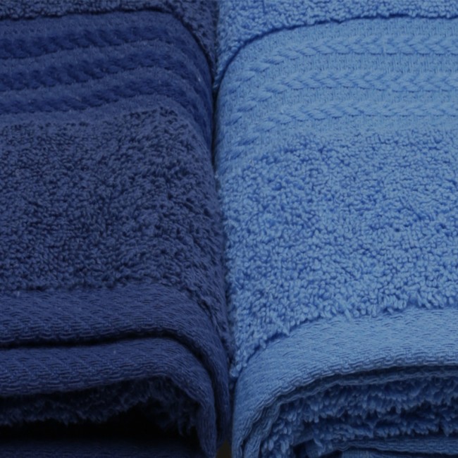 Πετσέτες προσώπου Rainbow Hobby σετ 4 τμχ 500gr/m² χρώμα shades blue