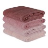 Πετσέτες προσώπου Rainbow Hobby σετ 4 τμχ 500gr/m² χρώμα shades pink