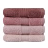Πετσέτες προσώπου Rainbow Hobby σετ 4 τμχ 500gr/m² χρώμα shades pink