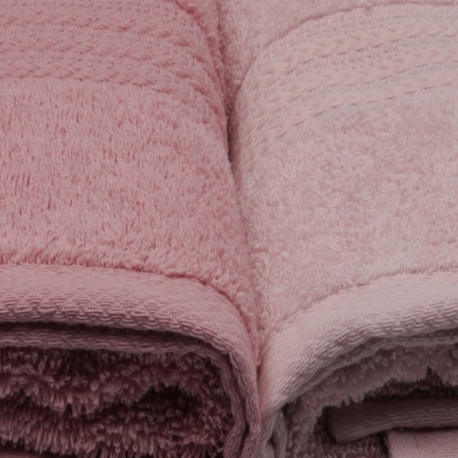 Πετσέτες προσώπου Rainbow Hobby σετ 4 τμχ 500gr/m² χρώμα shades pink