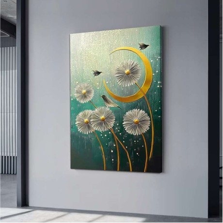 "Wildflowers" Megapap painting on canvas digital printing 70x100x3cm.