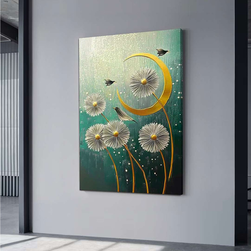 "Wildflowers" Megapap painting on canvas digital printing 70x100x3cm.