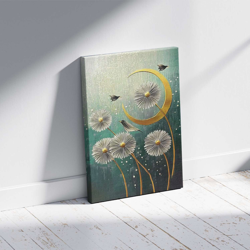 "Wildflowers" Megapap painting on canvas digital printing 70x100x3cm.