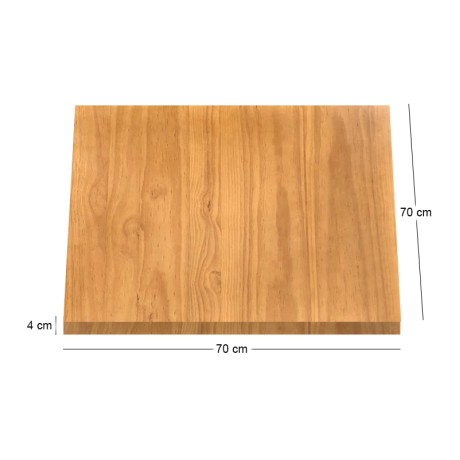 PINE Table Top 70x70cm/40mm, Natural