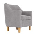 BETA Armchair Light Grey Fabric