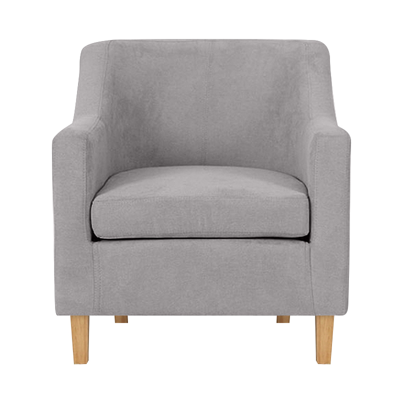 BETA Armchair Light Grey Fabric