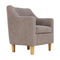 BETA Armchair Light Brown Fabric