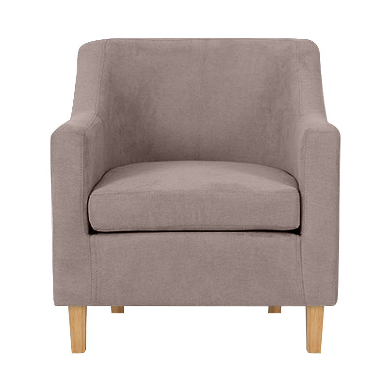BETA Armchair Light Brown Fabric