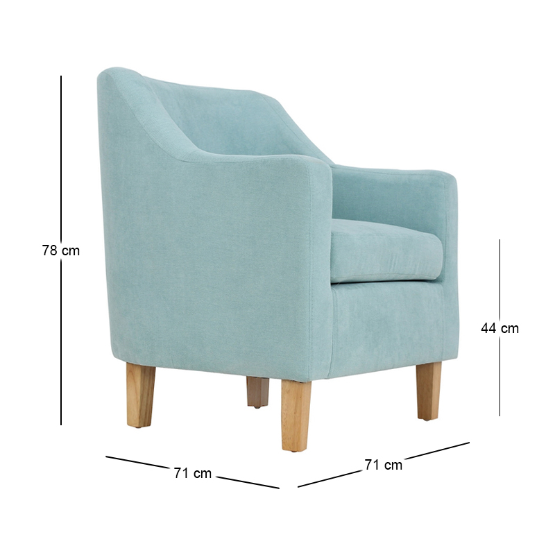 BETA Armchair Pale Green Fabric