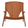 Πολυθρόνα Brazin pakoworld φυσικό teak ξύλο 67x76x78.5εκ