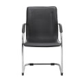OMIKRON Visitor Armchair, Pvc Black