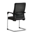VISITOR Armchair/Chromed Frame/Black Mesh