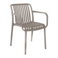 MODA Stackable Armchair-Pro PP-UV Mocha