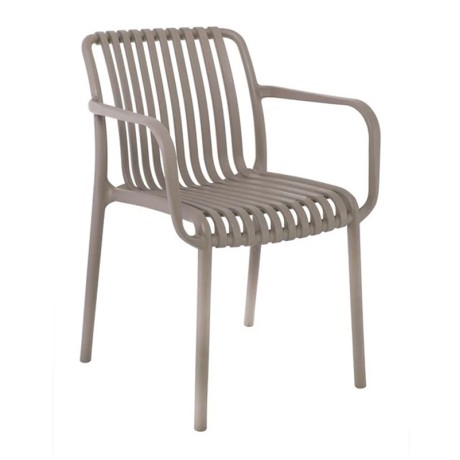 MODA Stackable Armchair-Pro PP-UV Mocha