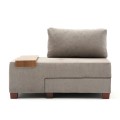 Perenna Megapap fabric single armchair with bed in grey color 116x93x83cm.