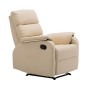 COMFORT Armchair Relax Beige Pu
