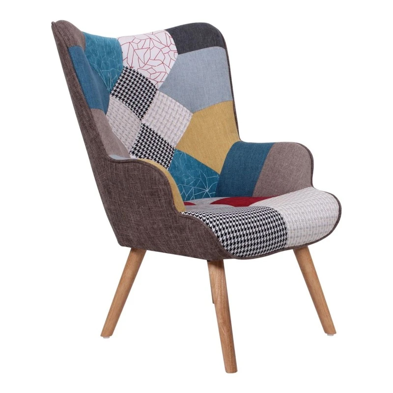 MARON Armchair Patchwork Fabric