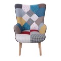 MARON Armchair Patchwork Fabric