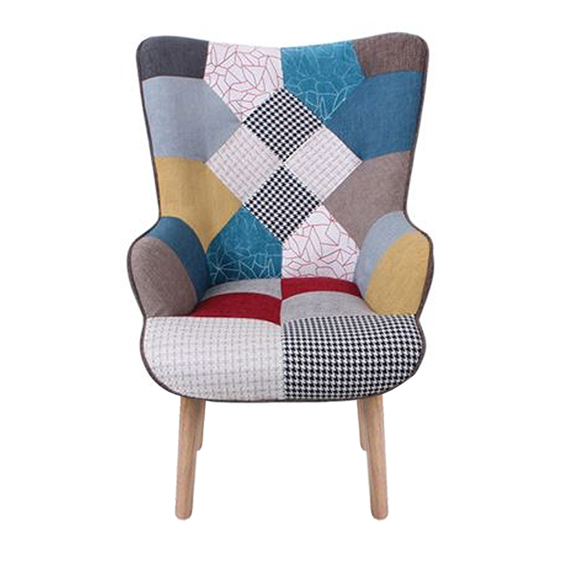 MARON Armchair Patchwork Fabric