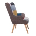 MARON Armchair Patchwork Fabric