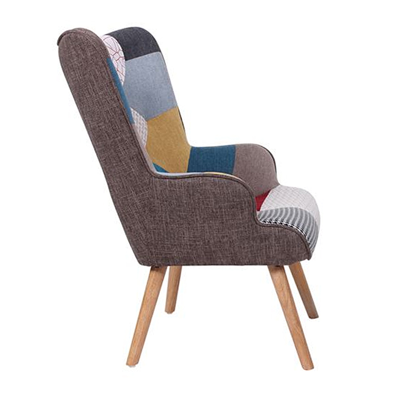 MARON Armchair Patchwork Fabric