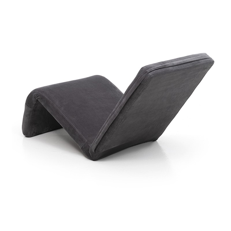 Πολυθρόνα Nami Megapap πολυμορφική υφασμάτινη χρώμα γκρι 55x50x60εκ.
