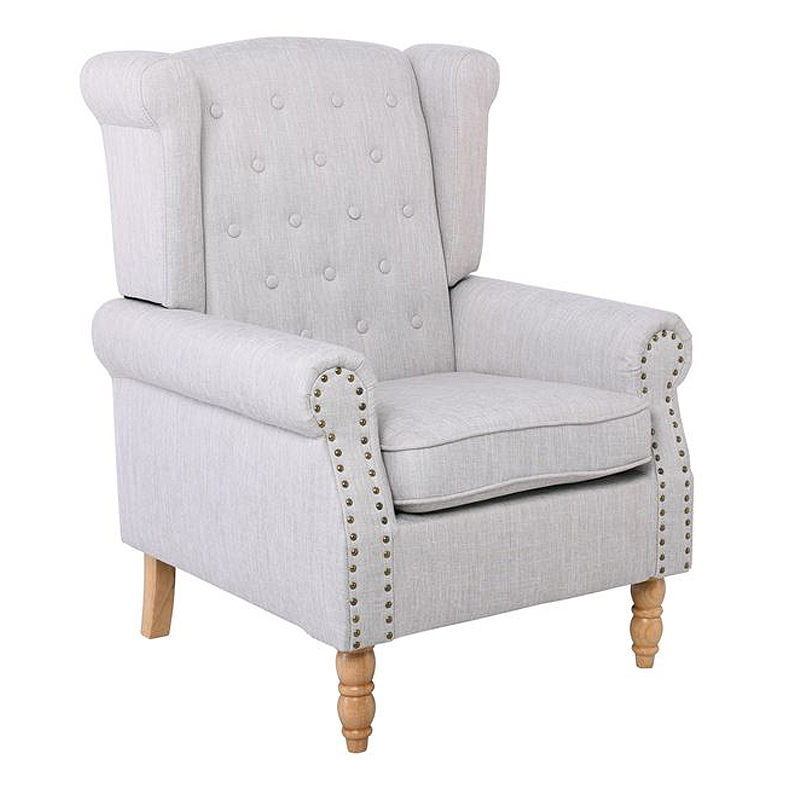 ROSY Armchair Cream (Beige) Fabric
