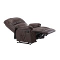 SPACE Massage Armchair Brown Pu