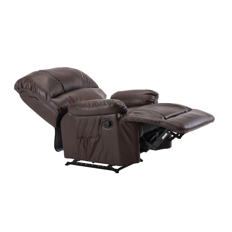 SPACE Massage Armchair Brown Pu