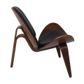 TAYLOR Armchair Walnut/Pu Black