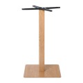 PRATO 40x40cm Steel Base H72cm Natural Wood Effect