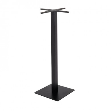 PRATO Βάση Τραπεζιού BAR 45x45 H.109cm, με ρεγουλατόρο, Μέταλλο Βαφή Μαύρο / __,__kg