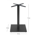 PRATO-W Steel Base 50x50cm H72cm (adjustable feet)