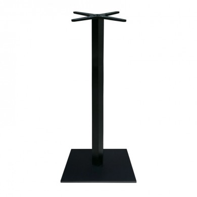 PRATO-W Βάση Τραπεζιού BAR 45x45cm H.93cm Μέταλλο Βαφή Μαύρο με Ρεγουλατόρο / 12,50Kg 45x45 H.93cm