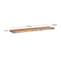 LIZARD Shelf 115x25 Acacia Natural Finish
