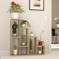 Sule Megapap melamine plantstand in sapphire oak color 84x20x89cm.