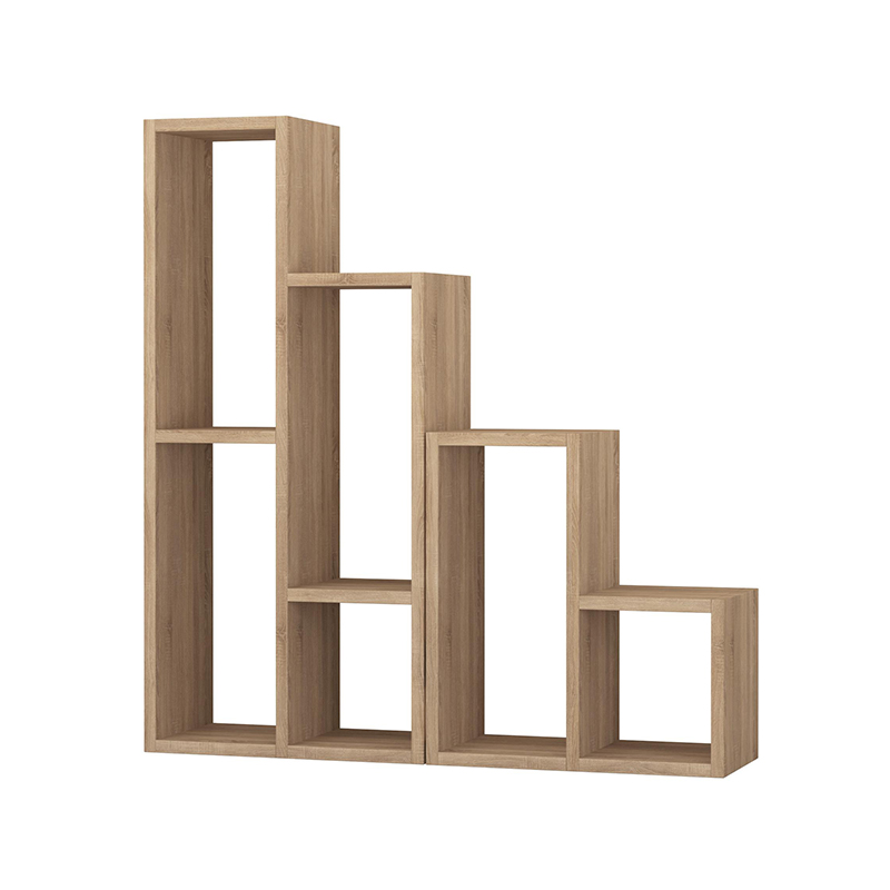 Sule Megapap melamine plantstand in sapphire oak color 84x20x89cm.