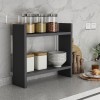 Ραφιέρα κουζίνας Denver Megapap χρώμα ανθρακί 34x10x30εκ. Ραφιέρα κουζίνας Denver Megapap χρώμα ανθρακί 34x10x30εκ.