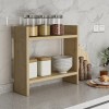 Ραφιέρα κουζίνας Denver Megapap χρώμα sapphire oak 34x10x30εκ. Ραφιέρα κουζίνας Denver Megapap χρώμα sapphire oak 34x10x30εκ.