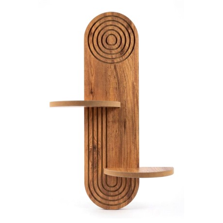 Artwill Megapap MDF wall shelf in oak 46x13x70cm.
