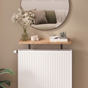 Ραφιέρα τοίχου Barca Megapap χρώμα pine oak 60x17,5x20,4εκ.