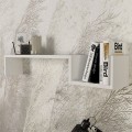 Ραφιέρα τοίχου Happy Megapap χρώμα λευκό 87,4x14,5x14,5εκ.